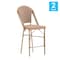Flash Furniture NaturalWhite PE Rattan Stacking Paris Stool, 2PK 2-SDA-AD642001-F-CS-NATWH-LTNAT-GG - alternate 10